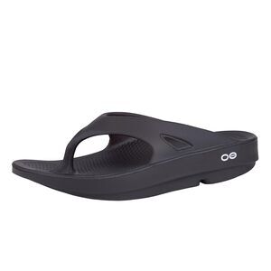 OOFOS OORIGINAL SANDAL, BLACK - MENS SIZE 10, WOMENS SIZE 12 - LIGHTWEIGHT REC